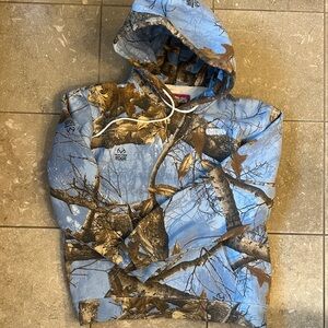 Empyre Blue and Brown Camouflage Hoodie